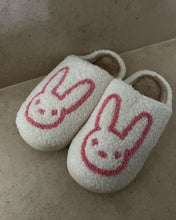 Load image into Gallery viewer, COZY SLIPPERS - PINK BUNNY