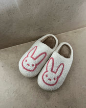 Load image into Gallery viewer, COZY SLIPPERS - PINK BUNNY