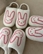 Load image into Gallery viewer, COZY SLIPPERS - PINK BUNNY