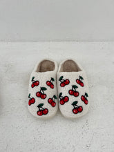 Load image into Gallery viewer, COZY SLIPPERS - CHERRY RED