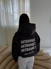 Load image into Gallery viewer, INTROVERT HOODIE - CHARCOAL
