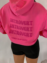 Load image into Gallery viewer, INTROVERT HOODIE - FUCHSIA
