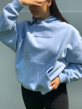 Load image into Gallery viewer, WELLNESS CLUB HOODIE - SKY BLUE PUFF
